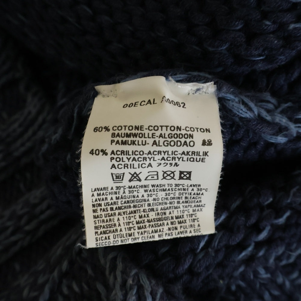 DIESEL(ディーゼル) 00ECAL A0062 ローゲージ ニット カーディガン ブルー/ネイビー