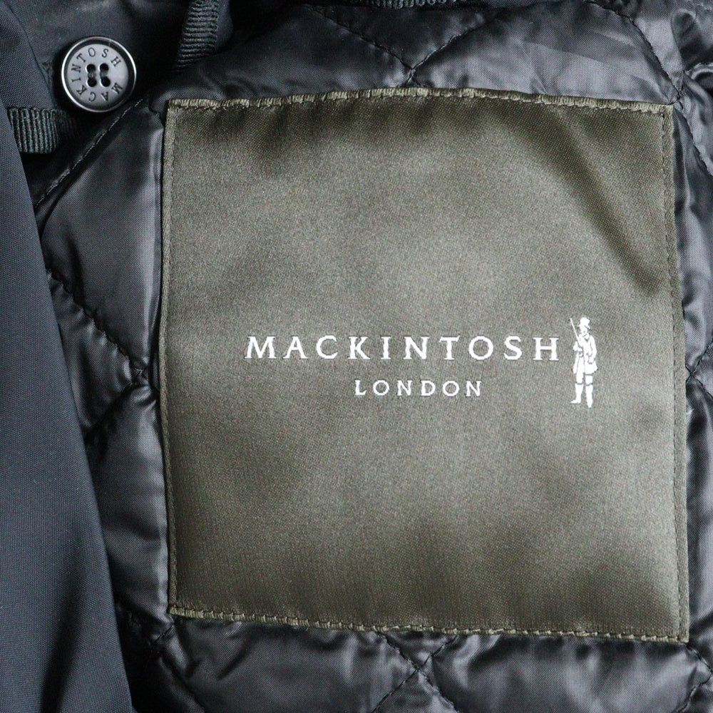 MACKINTOSH(マッキントッシュ) フラップポケット ポリエステル トレンチ レインコート レディース ブラック G5A01-714-09