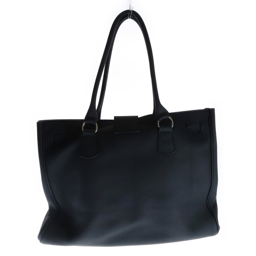 charles et charlus(シャルルエシャルリュス) RIVERGE リヴァージ シルバー金具 レザートートバッグ ブラック
