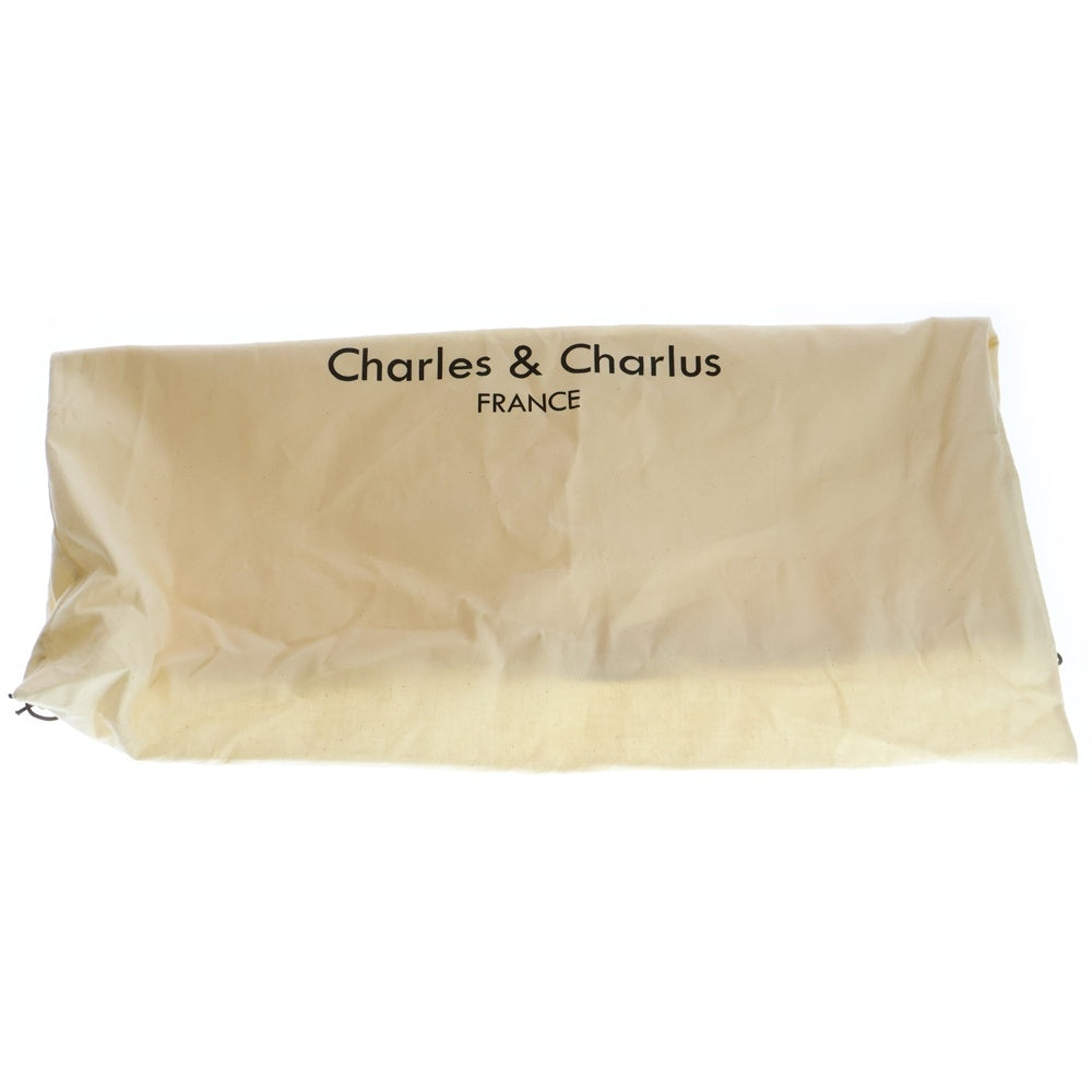 charles et charlus(シャルルエシャルリュス) RIVERGE リヴァージ シルバー金具 レザートートバッグ ブラック