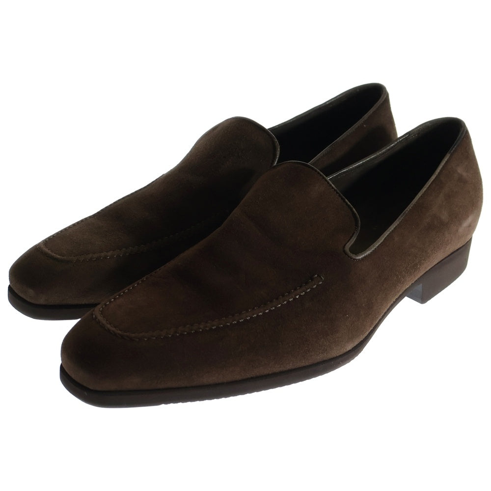 Ferrante(フェランテ) SUEDE LOAFERS スウェード ローファー ブラウン