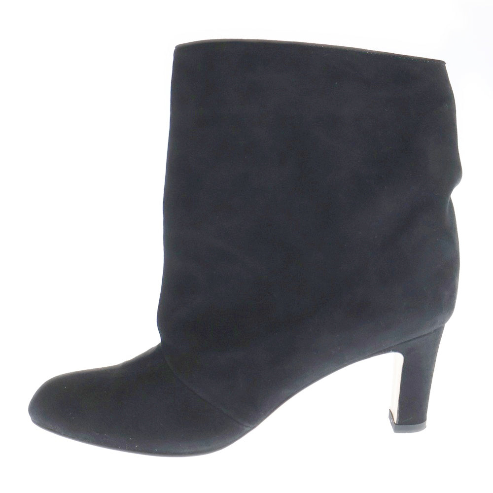 NEBULONIE(ネブローニ) SUEDE SHORT BOOTS スウェード ショートブーツ ブラック レディース