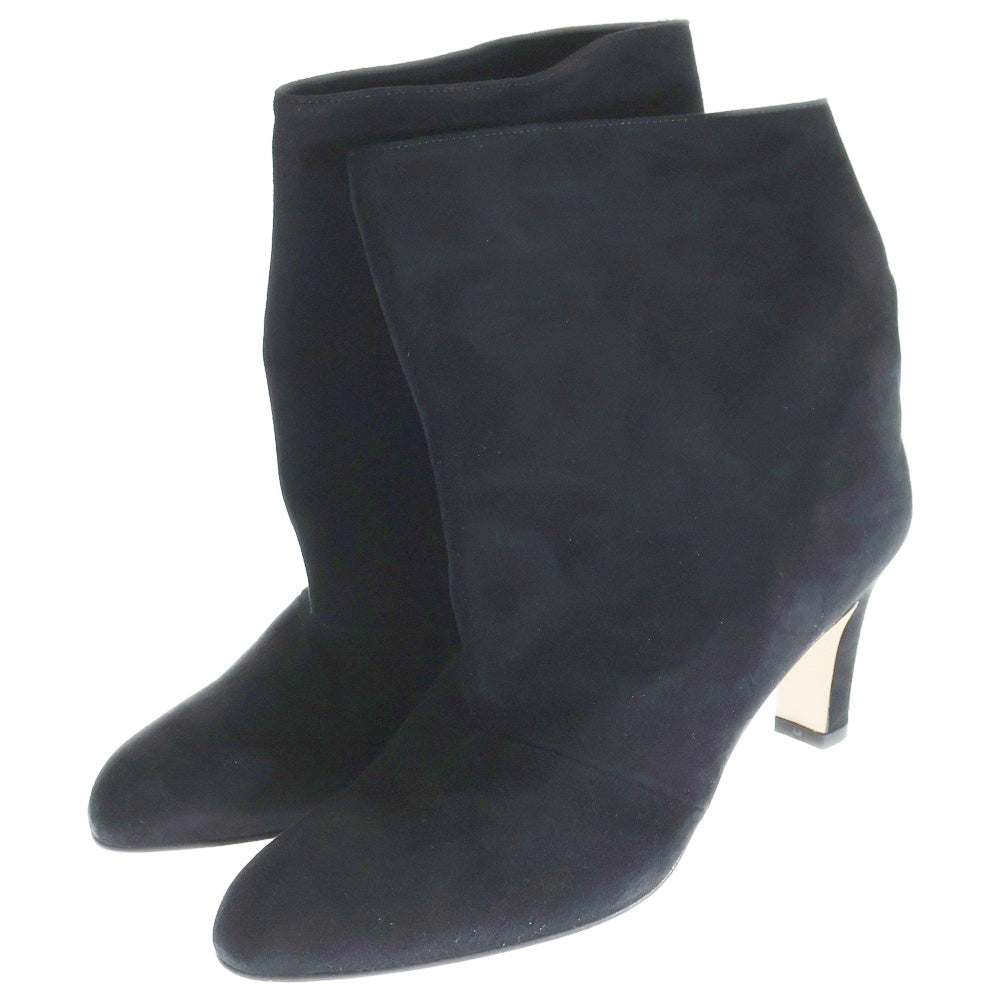 NEBULONIE(ネブローニ) SUEDE SHORT BOOTS スウェード ショートブーツ ブラック レディース