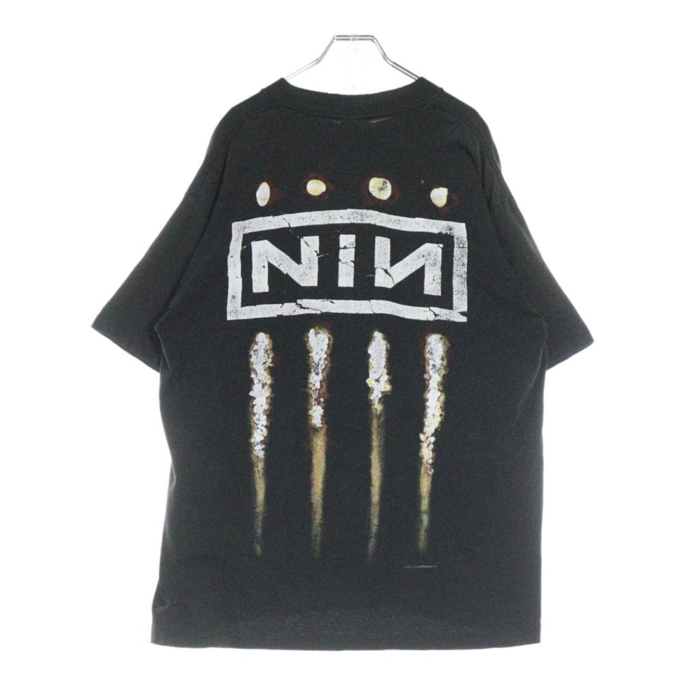 VINTAGE(ヴィンテージ) 90S VINTAGE NINE INCH NAILS THE DOWNWARD SPIRAL ナインインチネイルズ ダウンワードスパイラル プリントTシャツ 半袖カットソー ブラック