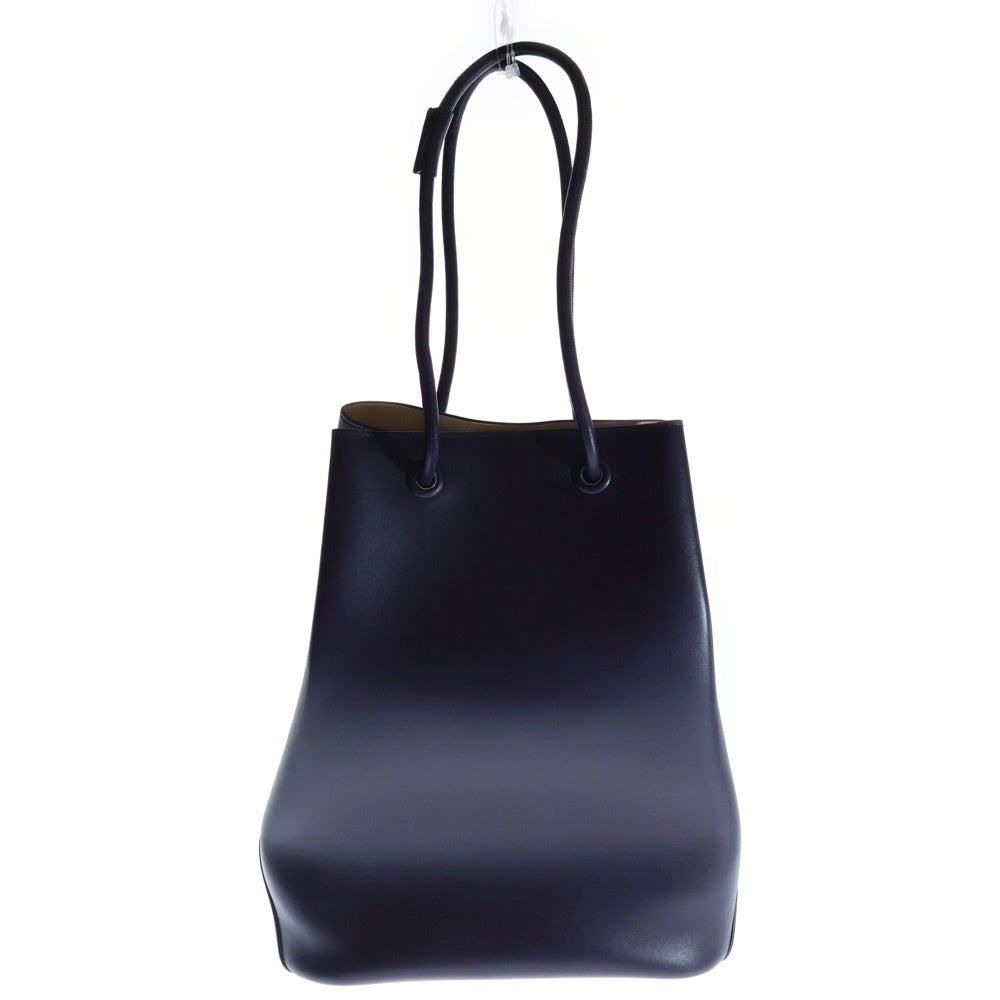 JIL SANDER(ジルサンダー) J-SHOPPER SM TOTE BAG ショッパートートバッグ レザーハンドバッグ パープル JOWR850187