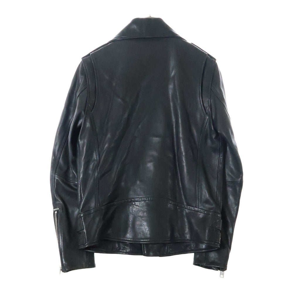 DIESEL(ディーゼル) L-GARRETT JACKET ギャレット シープスキン ダブル ライダースジャケット ブラック A00040