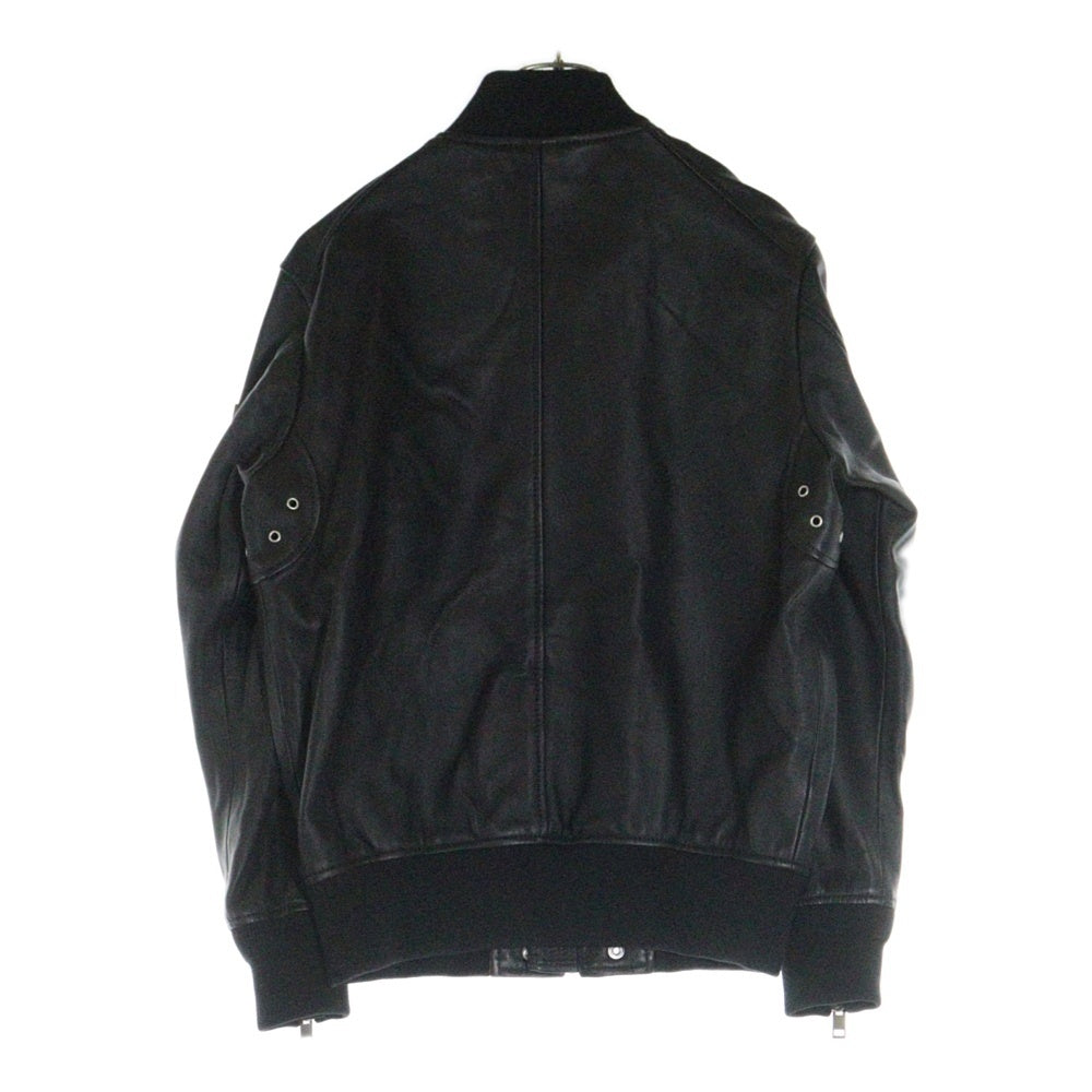 DIESEL(ディーゼル) L-JOSEPH JACKET ジョセフ シープスキン ジップアップ フライトジャケット ブラック 00S8NV
