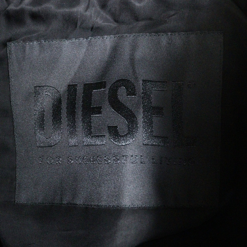 DIESEL(ディーゼル) L-JOSEPH JACKET ジョセフ シープスキン ジップアップ フライトジャケット ブラック 00S8NV