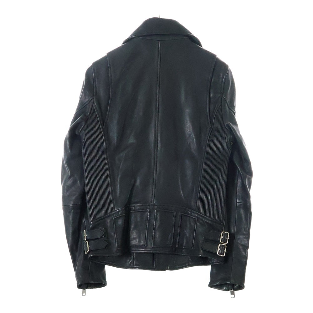 DIESEL(ディーゼル) L-GIBSON-1 JACKET ギブソン シープスキン ダブル ライダースジャケット ブラック 00SIYP