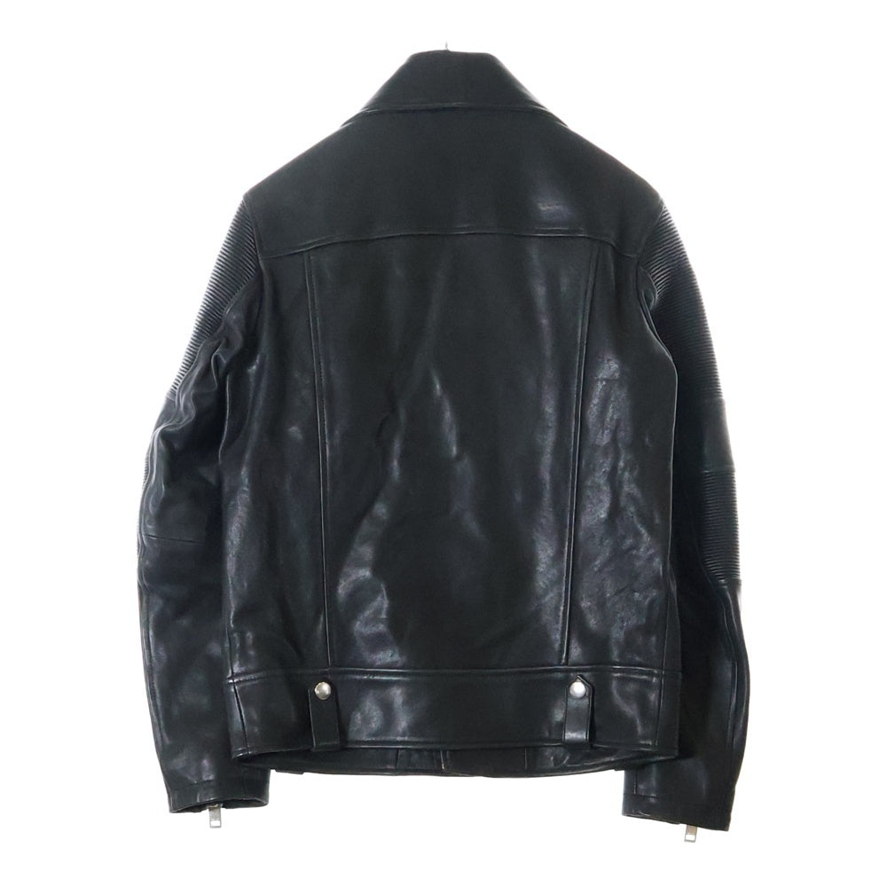 DIESEL(ディーゼル) L-STARKVILLE JACKET スタークビル シープスキン ダブル ライダースジャケット ブラック A01575