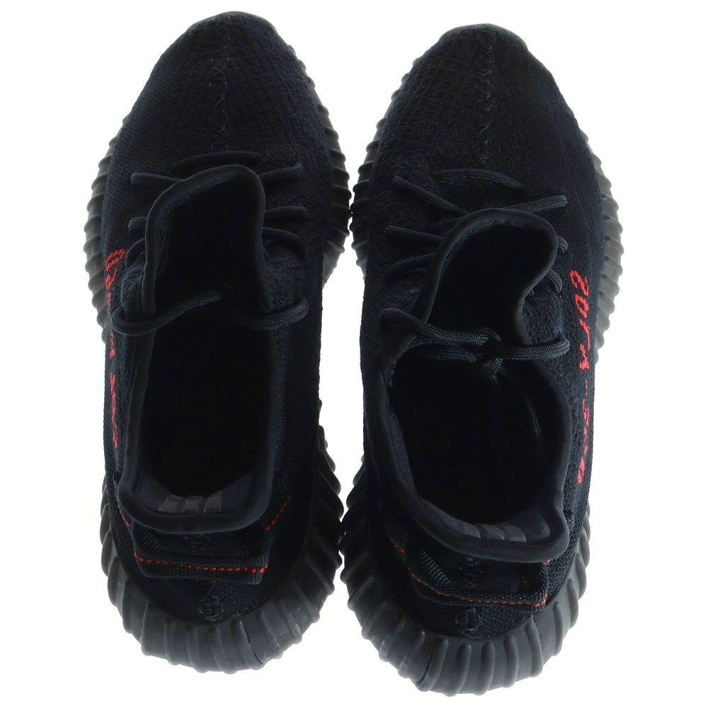 adidas(アディダス) YEEZY BOOST 350 V2 BRED イージーブースト ブレッド ローカットスニーカー ブラック/レッド US9/27cm CP9652