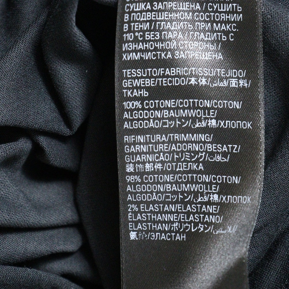 BALENCIAGA(バレンシアガ) オーバーサイズ コットン モックネック カットソー 半袖Tシャツ ブラック 724509 TNVL8
