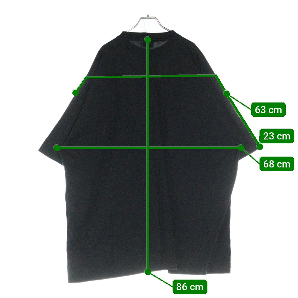 BALENCIAGA(バレンシアガ) オーバーサイズ コットン モックネック カットソー 半袖Tシャツ ブラック 724509 TNVL8