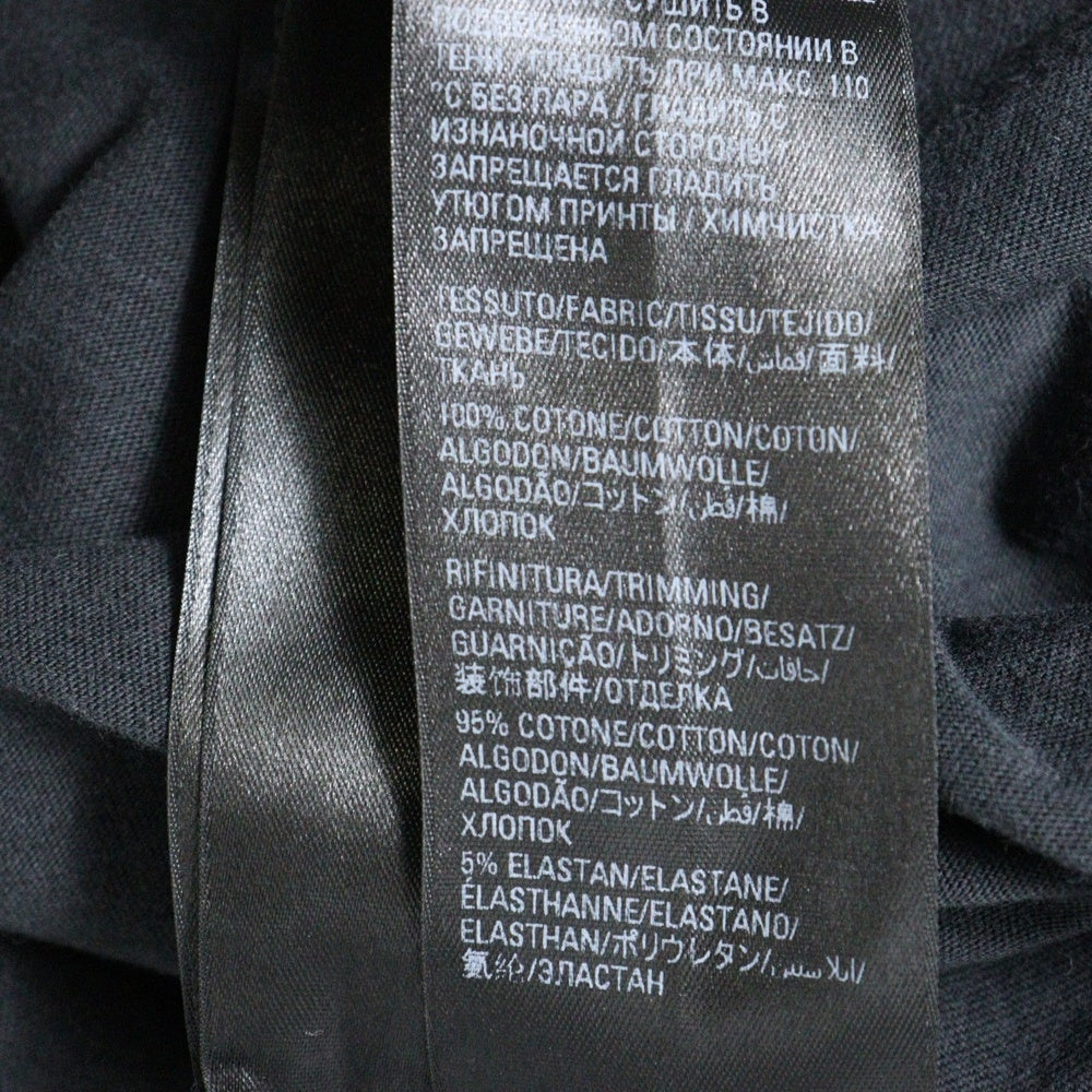BALENCIAGA(バレンシアガ) 22AW 360 TUBULAR OVERSIZED TSHIRT チュビュラー オーバーサイズ ダメージ加工 モックネック カットソー 半袖Tシャツ ブラック 103MT-1628