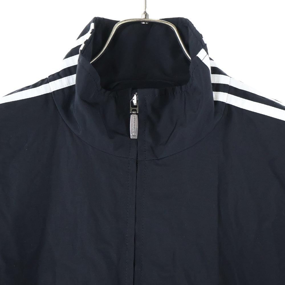 BALENCIAGA(バレンシアガ) 23SS ×ADIDAS TRACK SUIT アディダス ロゴ刺繍 サイドライン トラックジャケット ブラック 712280 TNQ25