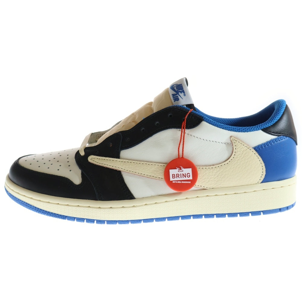 NIKE(ナイキ) ×TRAVIS SCOTT FRAGMENT DESIGN AIR JORDAN 1 LOW OG SP トラヴィススコット フラグメント エアジョーダン1 ローカットスニーカー US10/28cm DM7866-140