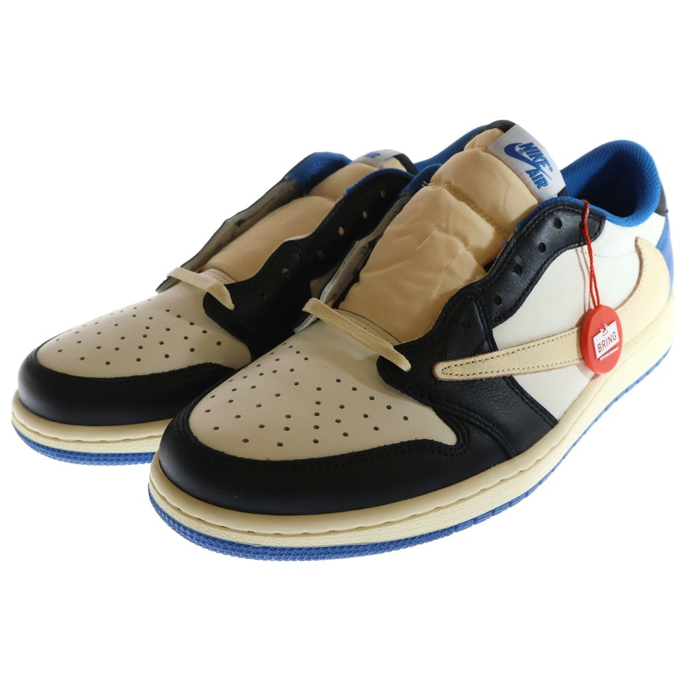NIKE(ナイキ) ×TRAVIS SCOTT FRAGMENT DESIGN AIR JORDAN 1 LOW OG SP トラヴィススコット フラグメント エアジョーダン1 ローカットスニーカー US10/28cm DM7866-140