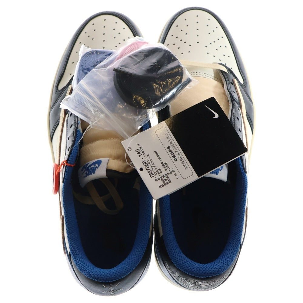 NIKE(ナイキ) ×TRAVIS SCOTT FRAGMENT DESIGN AIR JORDAN 1 LOW OG SP トラヴィススコット フラグメント エアジョーダン1 ローカットスニーカー US10/28cm DM7866-140