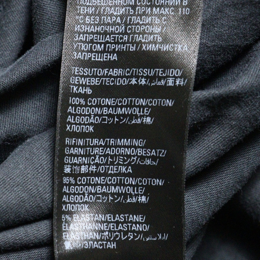 BALENCIAGA(バレンシアガ) 22AW 360 TUBULAR OVERSIZED TSHIRT チュビュラー オーバーサイズ ダメージ加工 モックネック カットソー 半袖Tシャツ ブラック 103MT-1628