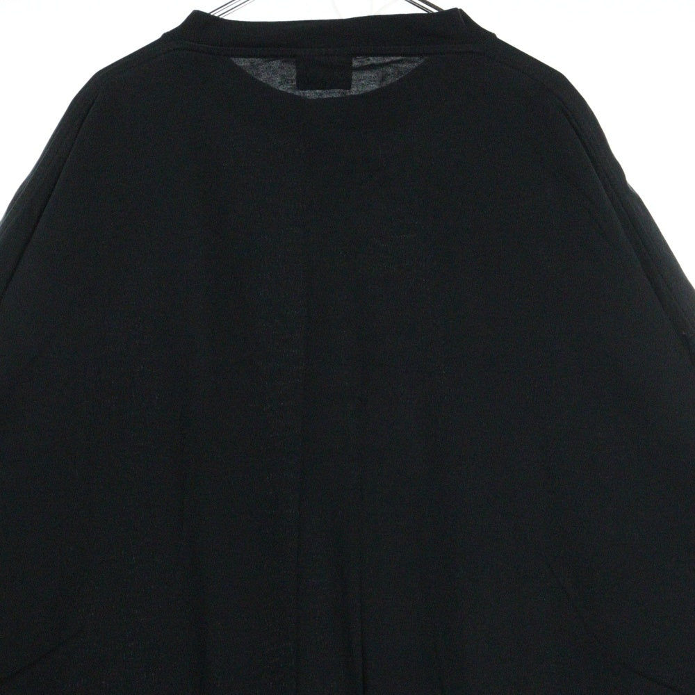 BALENCIAGA(バレンシアガ) オーバーサイズ コットン モックネック カットソー 半袖Tシャツ ブラック 724509 TNVL8