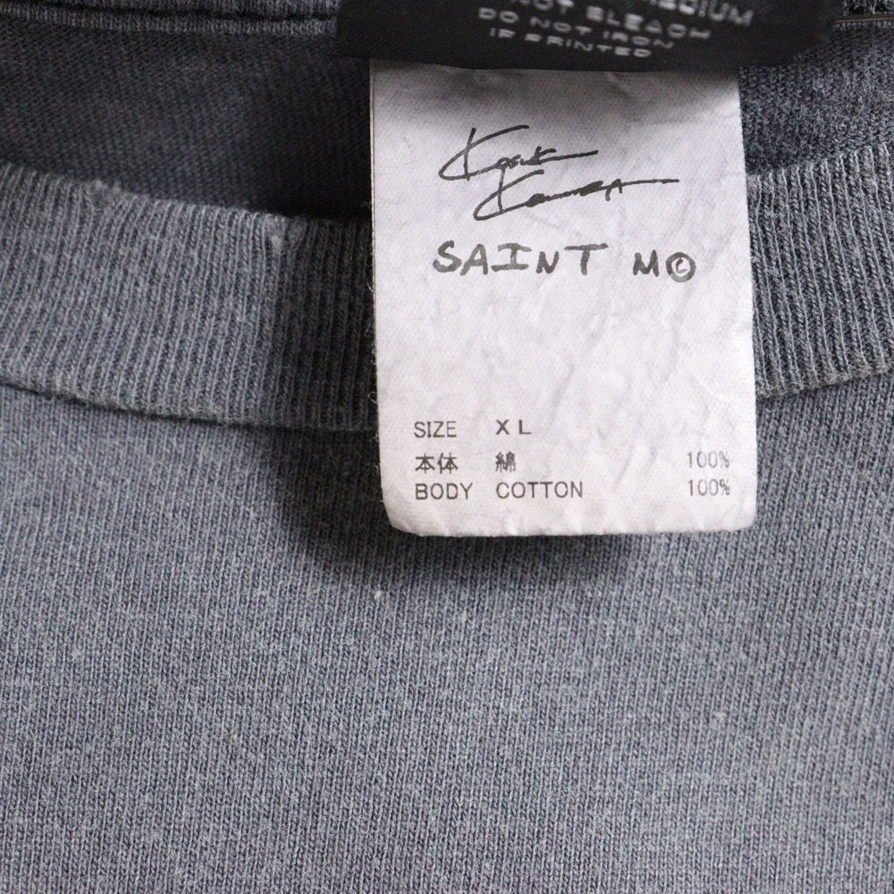 SAINT MICHAEL(セントマイケル) 24SS ×Kosuke Kawamura SS TEE LOVE BEYOND コウスケ カワムラ ラブ ビヨンド 両面プリント クルーネック コットン 半袖 Tシャツ カットソー SM-YS8-0000-C23