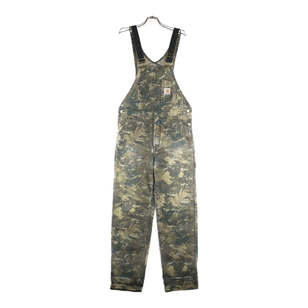 Carhartt WIP(カーハート ダブリューアイピー) FRONT LOGO REAL TREE OVERALLS リアルツリー 迷彩 オーバーオール オールインワン カーキ