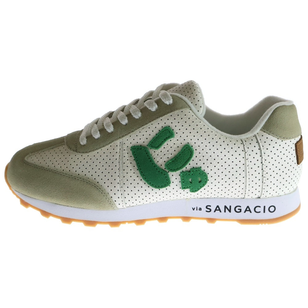 Sangacio(サンガッチョ) MOM GREEN マム にゅ～ず ローカットスニーカー グリーン/ベージュ US8/26cm