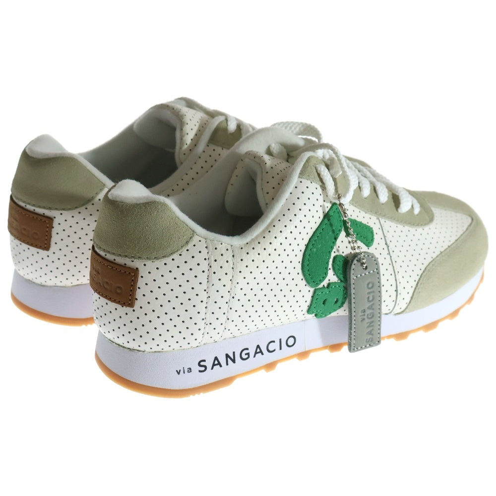 Sangacio(サンガッチョ) MOM GREEN マム にゅ～ず ローカットスニーカー グリーン/ベージュ US8/26cm