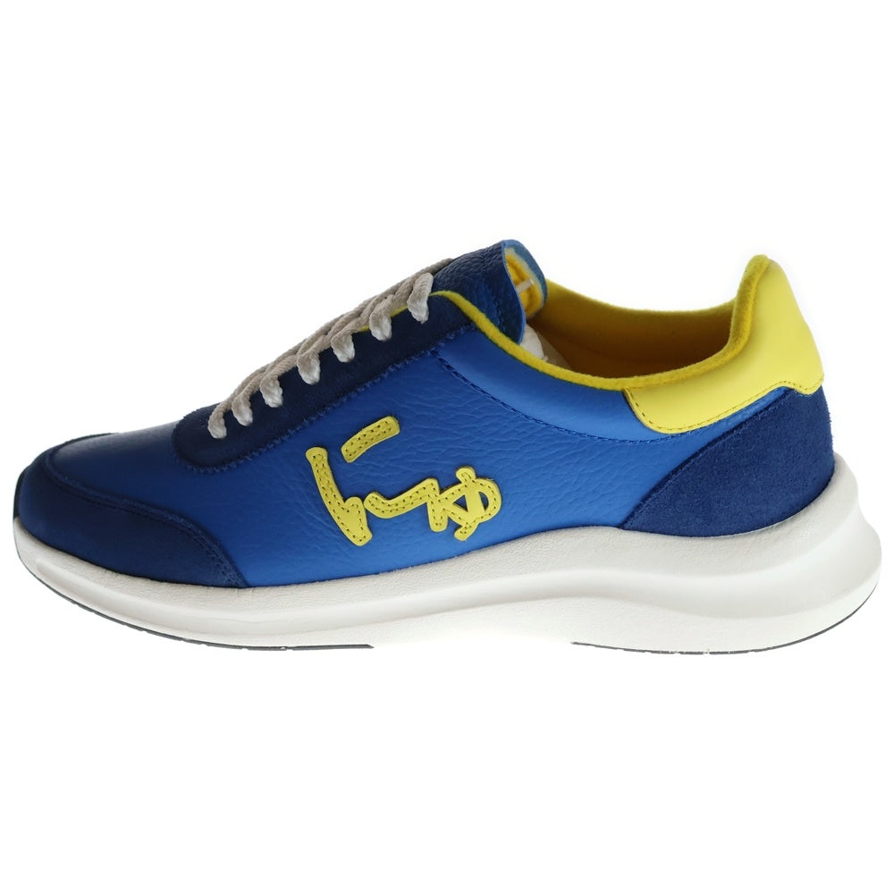 Sangacio(サンガッチョ) BLOW BLUE/YELLOW ブロー にゅ～ず ローカットスニーカー ブルー/イエロー US7.5/25.5cm