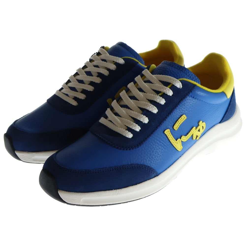 Sangacio(サンガッチョ) BLOW BLUE/YELLOW ブロー にゅ～ず ローカットスニーカー ブルー/イエロー US7.5/25.5cm