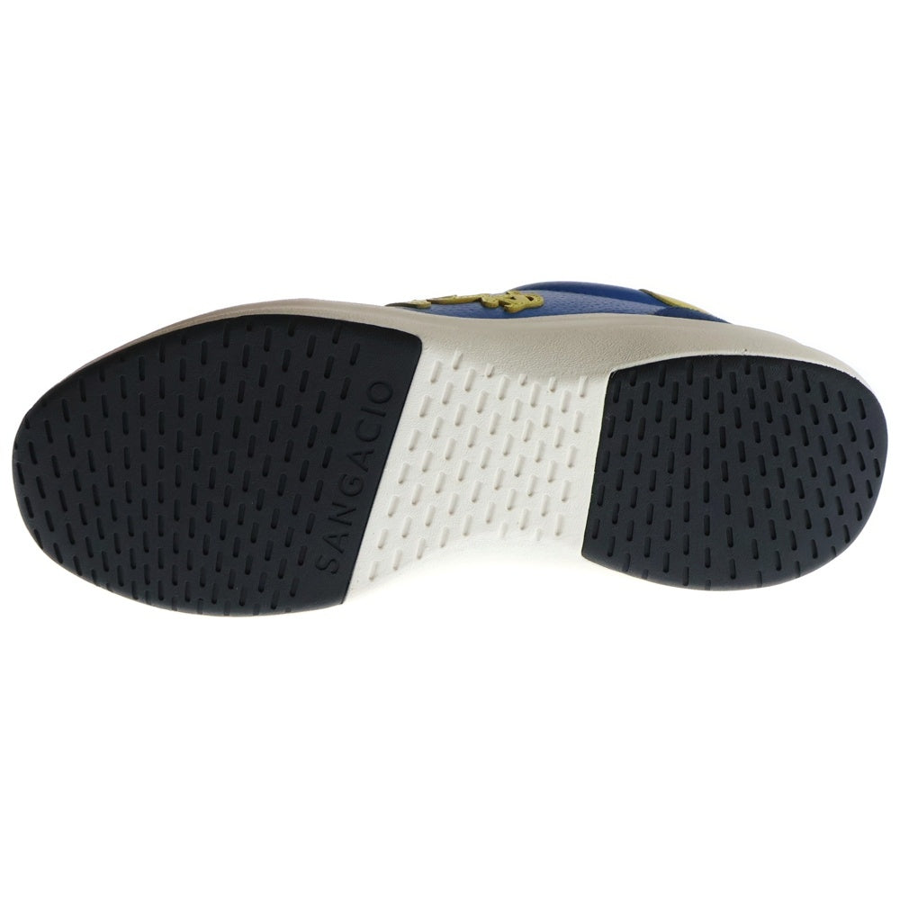Sangacio(サンガッチョ) BLOW BLUE/YELLOW ブロー にゅ～ず ローカットスニーカー ブルー/イエロー US7.5/25.5cm