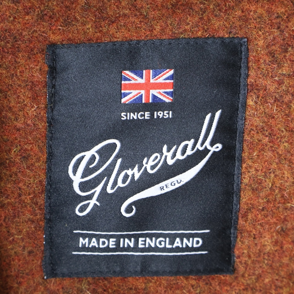 GLOVERALL(グローバーオール) ウール混 フーデッド ダッフルコート ブラウン