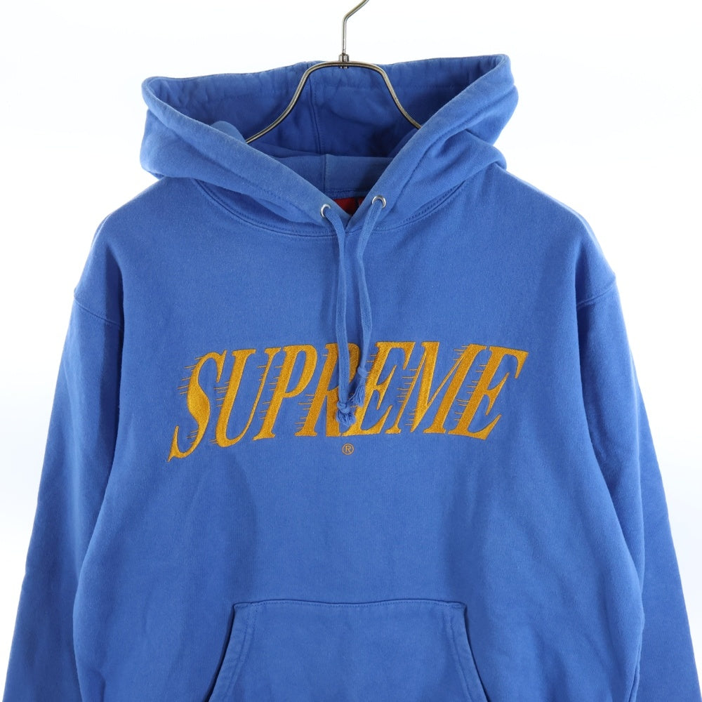 SUPREME(シュプリーム) 20SS Crossover Hooded Sweatshirt クロスオーバー フーデッドスウェットシャツ プルオーバーパーカー ブルー/オレンジ