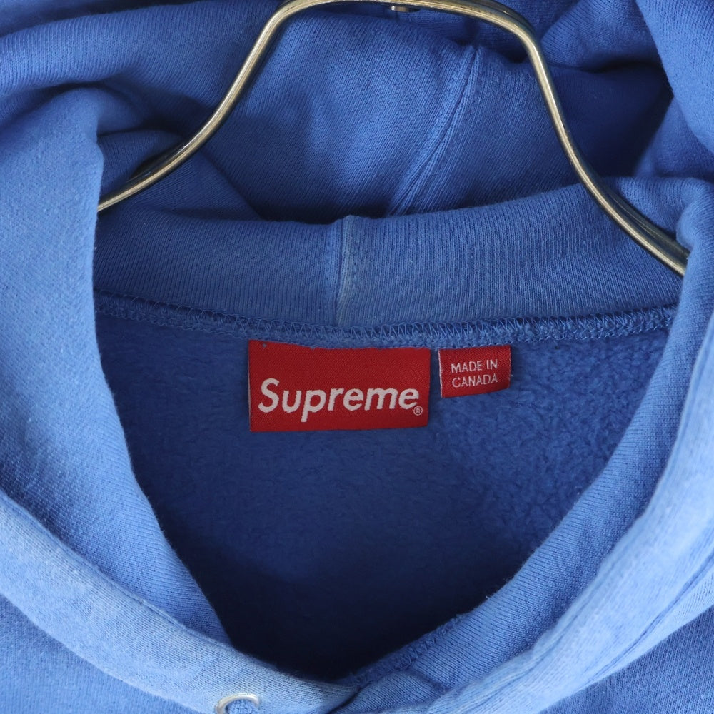 SUPREME(シュプリーム) 20SS Crossover Hooded Sweatshirt クロスオーバー フーデッドスウェットシャツ プルオーバーパーカー ブルー/オレンジ
