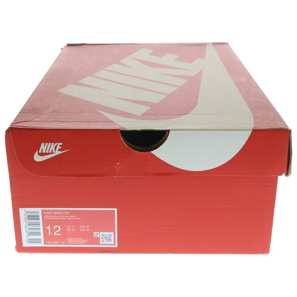 NIKE(ナイキ) SHOX R4 Metallic Silver ショックス メタリックシルバー ローカットスニーカー US12/30cm HQ1988-101