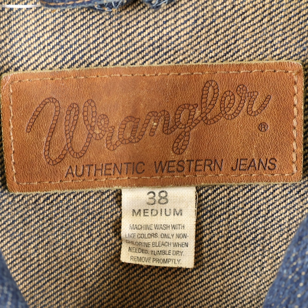Wrangler(ラングラー) 復刻 111MJ ボタンダウン デニムジャケット インディゴ M4116