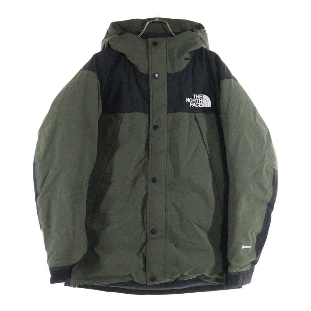 THE NORTH FACE(ザノースフェイス) GORE-TEX Mountain Down Jacket ゴアテックス マウンテン ジップアップ ダウンジャケット カーキ ND92237