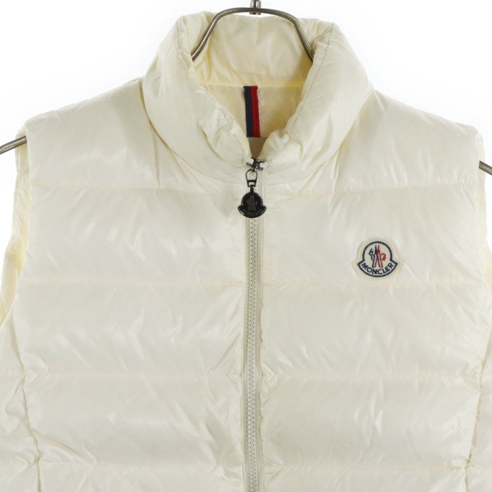 MONCLER(モンクレール) 16AW GHANY ガニー ジップアップ ダウンベスト ホワイト レディース B20934830405