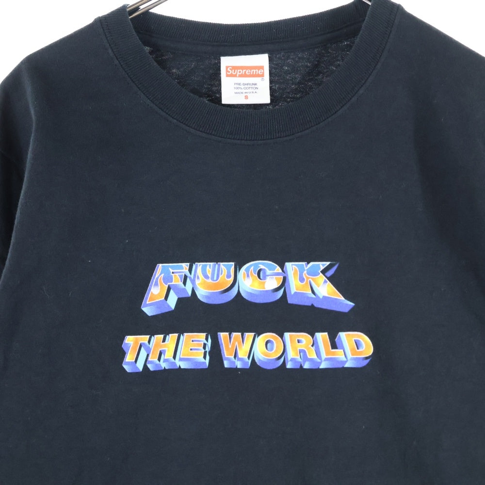 SUPREME(シュプリーム) 14SS FTW Long Sleeve Tee センターロゴ ロングスリーブTシャツ カットソー ブラック