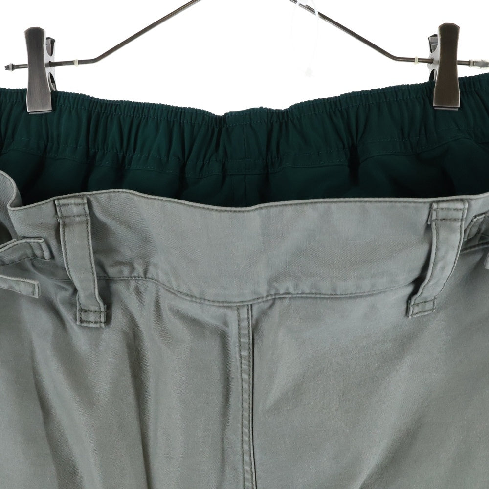 MAISON MIHARAYASUHIRO(メゾンミハラヤスヒロ) 22SS DOUBLE WAIST MILITARY PANTS ダブルウエスト ミリタリーパンツ グレー A08PT042
