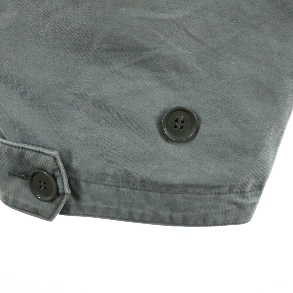 MAISON MIHARAYASUHIRO(メゾンミハラヤスヒロ) 22SS DOUBLE WAIST MILITARY PANTS ダブルウエスト ミリタリーパンツ グレー A08PT042