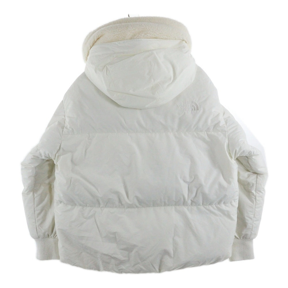 THE NORTH FACE(ザノースフェイス) ボア フーディー ダウンジャケット ホワイト NJ1DM81J