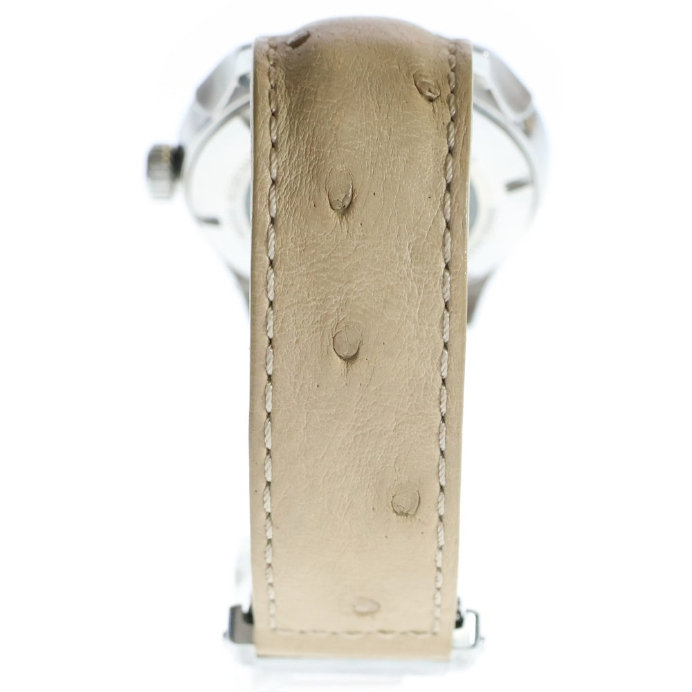 HAMILTON(ハミルトン) Jazzmaster Open Heart ジャズマスター オープンハート 自動巻き レザーベルト 腕時計 シルバー/ベージュ H327050