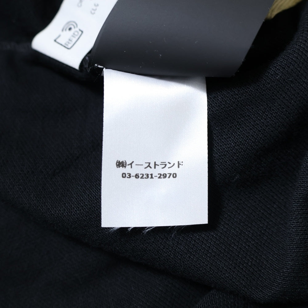 Palm Angels(パームエンジェルス) 23AW MONOGRAM PIQUET POLO TRACK SHIRT モノグラム ピケ ロゴエンブロイダリー トラック シャツジャケット ブラック/ベージュ PMBD046E23JER001