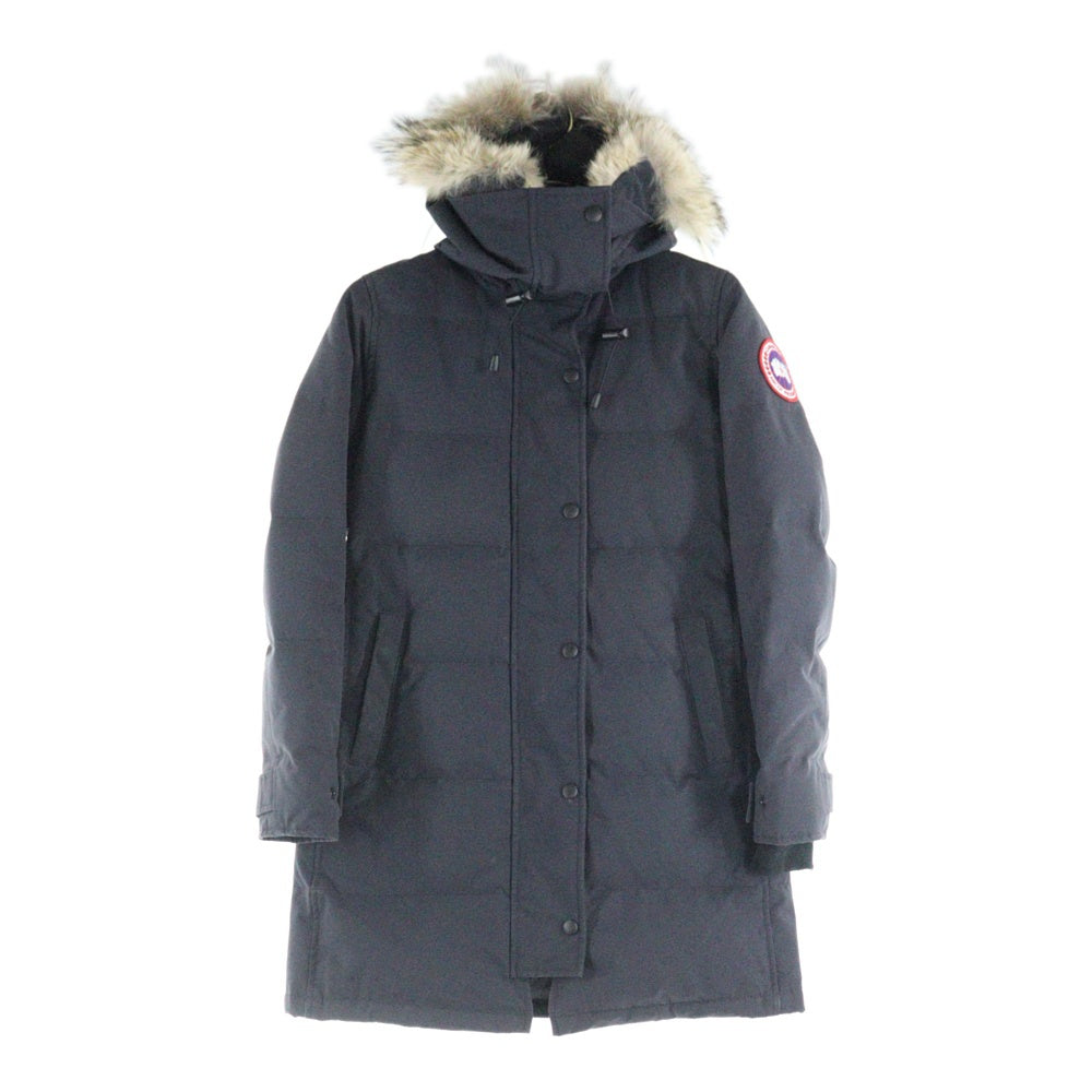 CANADA GOOSE(カナダグース) SHELBURNE PARKA シェルバーン パーカ ジップアップフーデッドファーダウンジャケット レディース ブラック 3802LA