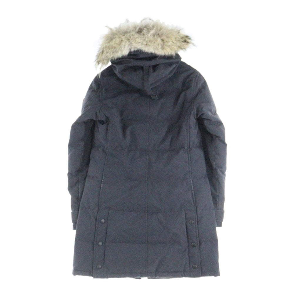 CANADA GOOSE(カナダグース) SHELBURNE PARKA シェルバーン パーカ ジップアップフーデッドファーダウンジャケット レディース ブラック 3802LA