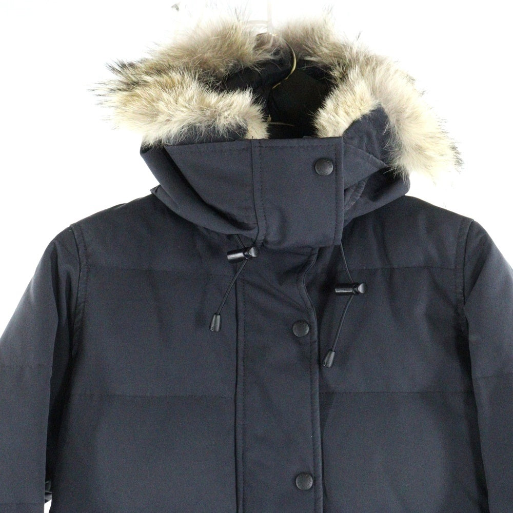 CANADA GOOSE(カナダグース) SHELBURNE PARKA シェルバーン パーカ ジップアップフーデッドファーダウンジャケット レディース ブラック 3802LA