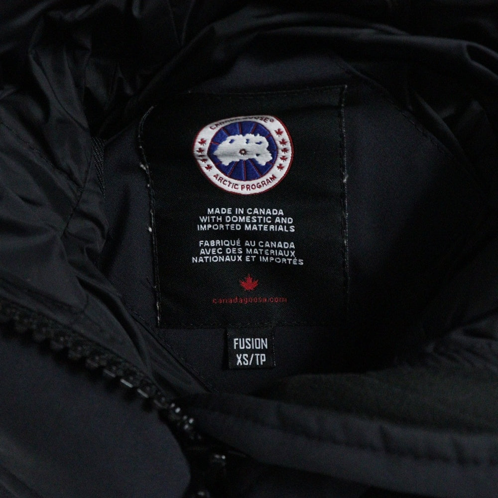 CANADA GOOSE(カナダグース) SHELBURNE PARKA シェルバーン パーカ ジップアップフーデッドファーダウンジャケット レディース ブラック 3802LA