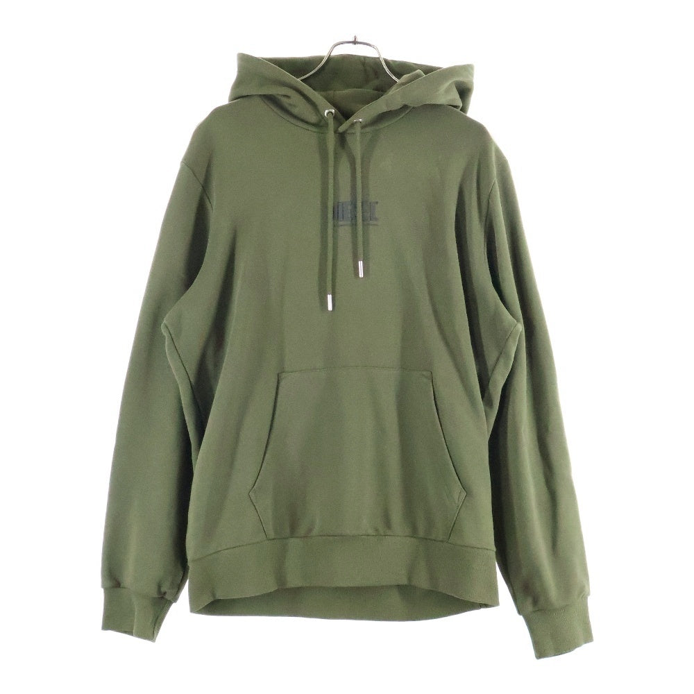 DIESEL(ディーゼル) S-GIRK-HOOD-SMALLOGO フロントロゴ プルオーバーフーディー パーカー スウェット カーキ A02313