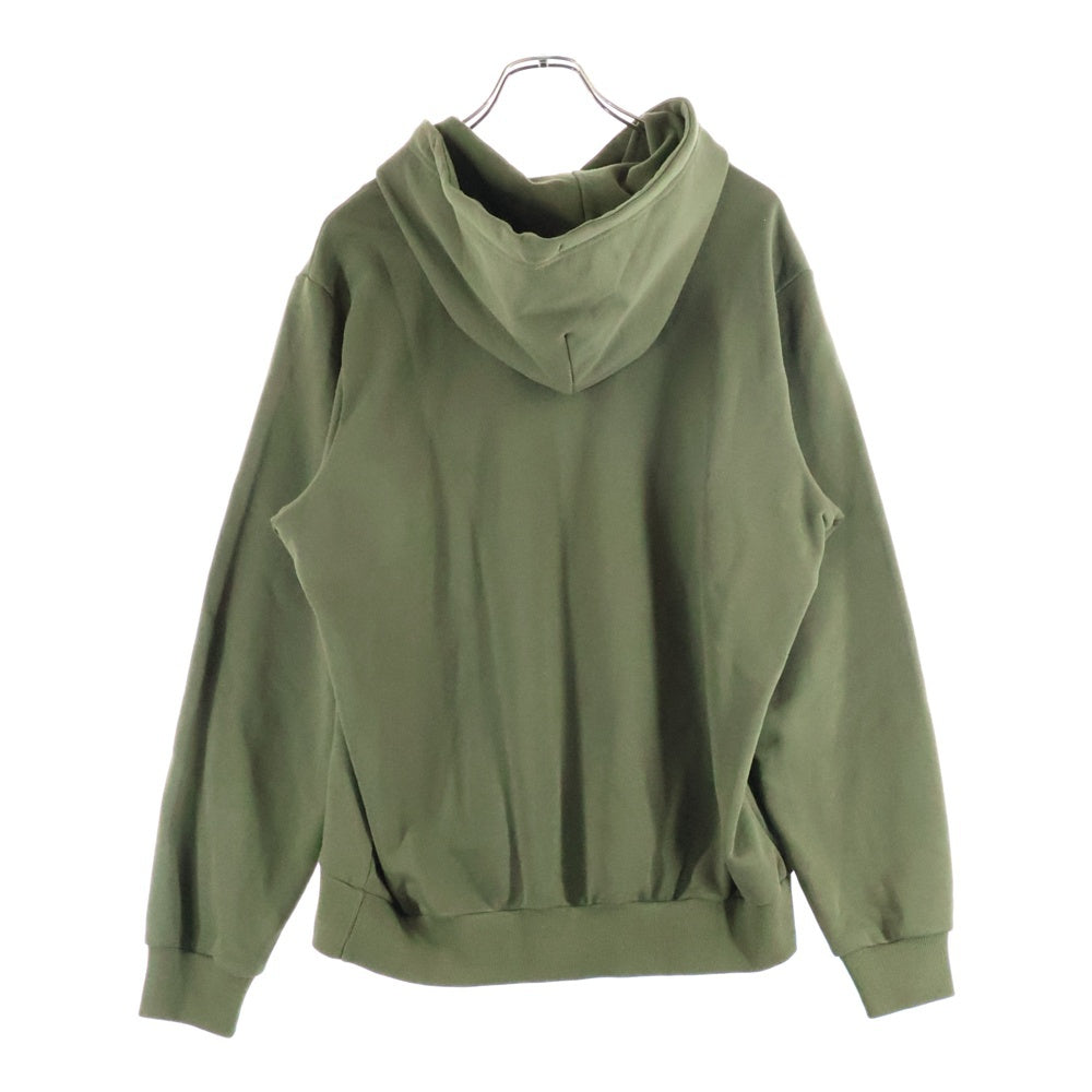 DIESEL(ディーゼル) S-GIRK-HOOD-SMALLOGO フロントロゴ プルオーバーフーディー パーカー スウェット カーキ A02313